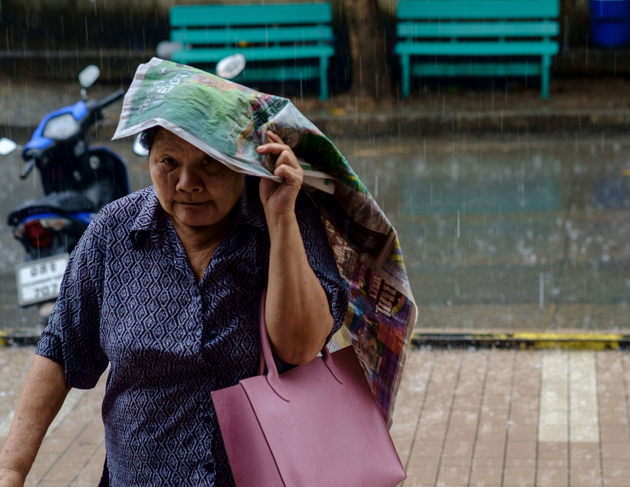 Fujifilm X-Pro1 sample photo. Rain photography
