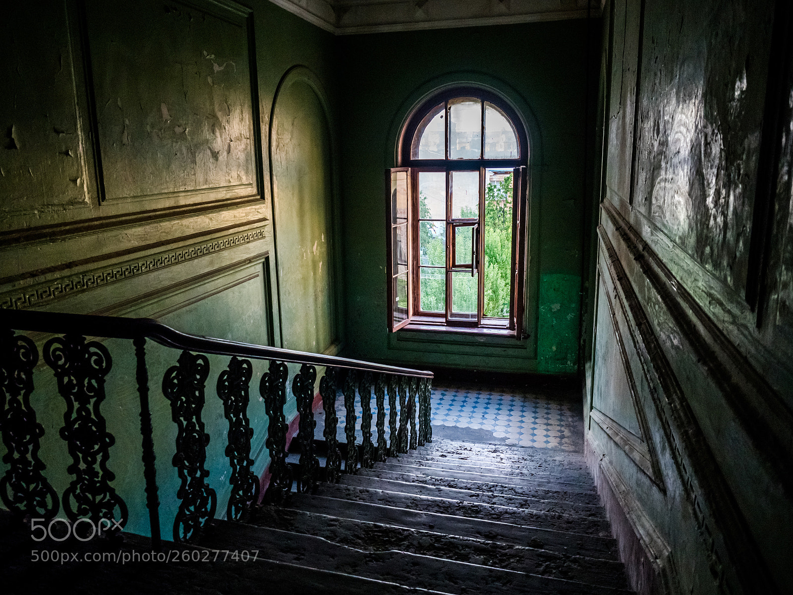 Olympus OM-D E-M5 II sample photo. The staircase photography