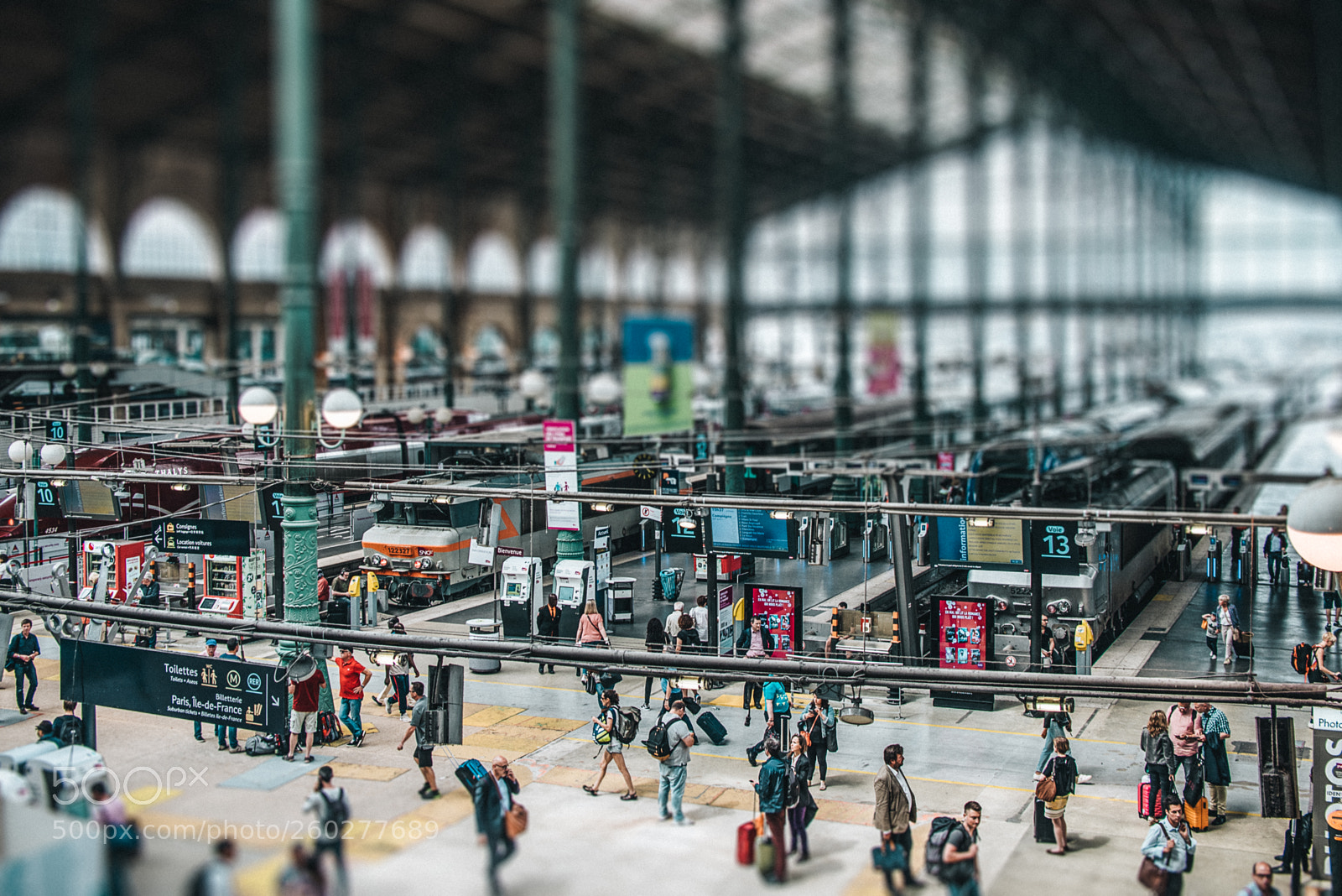 Nikon D750 sample photo. Gare du nord | paris photography