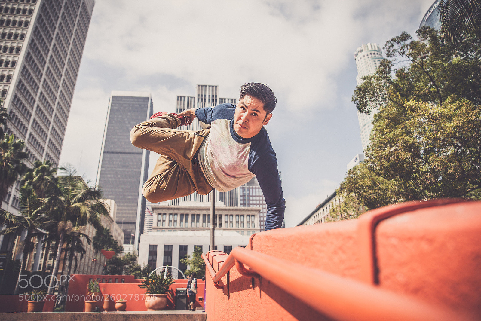 Nikon D610 sample photo. Man doing parkour photography