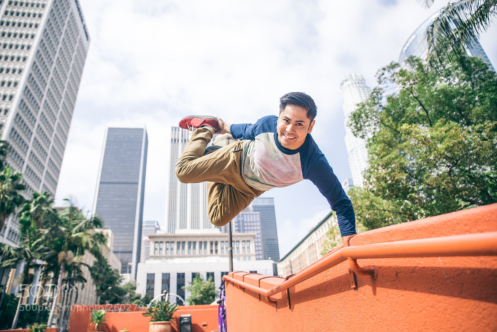 Nikon D610 sample photo. Man doing parkour photography