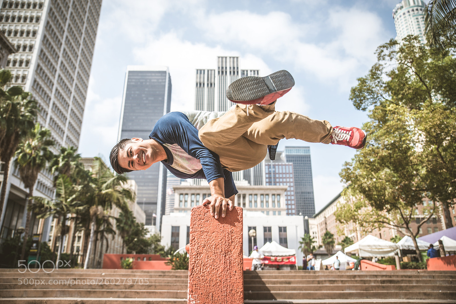 Nikon D610 sample photo. Man doing parkour photography