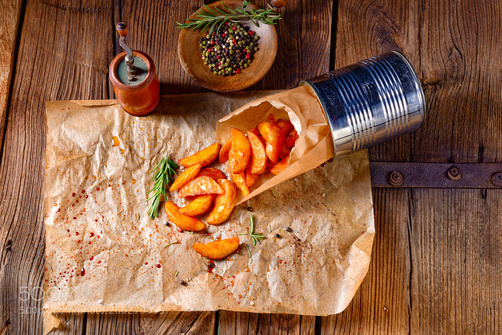 Nikon D810 sample photo. Rosemary potato wedges from photography