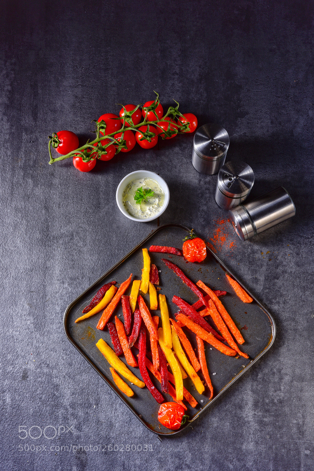 Nikon D810 sample photo. Colorful vegetable fries from photography