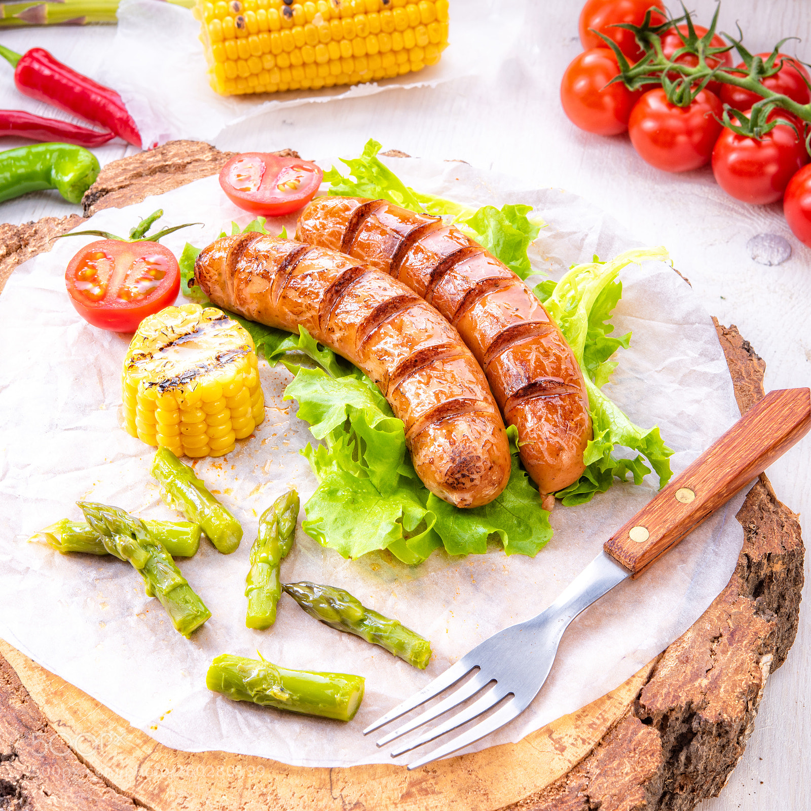 Nikon D810 sample photo. Grilled krakauer sausage with photography