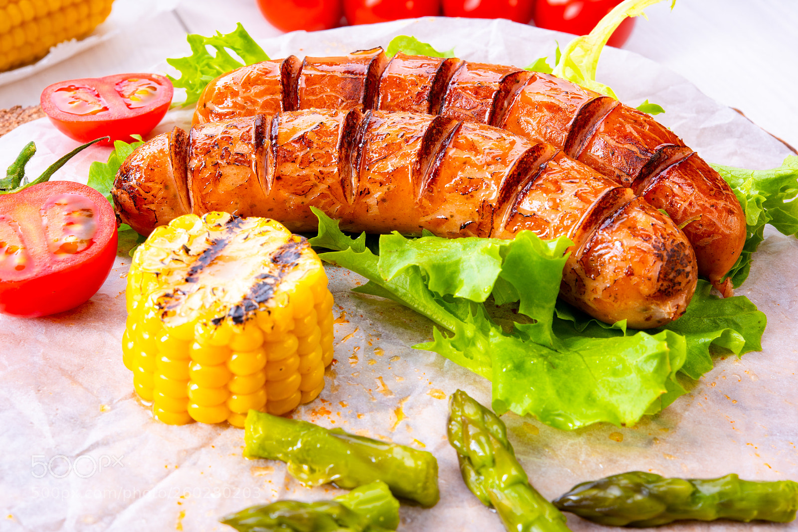 Nikon D810 sample photo. Grilled krakauer sausage with photography