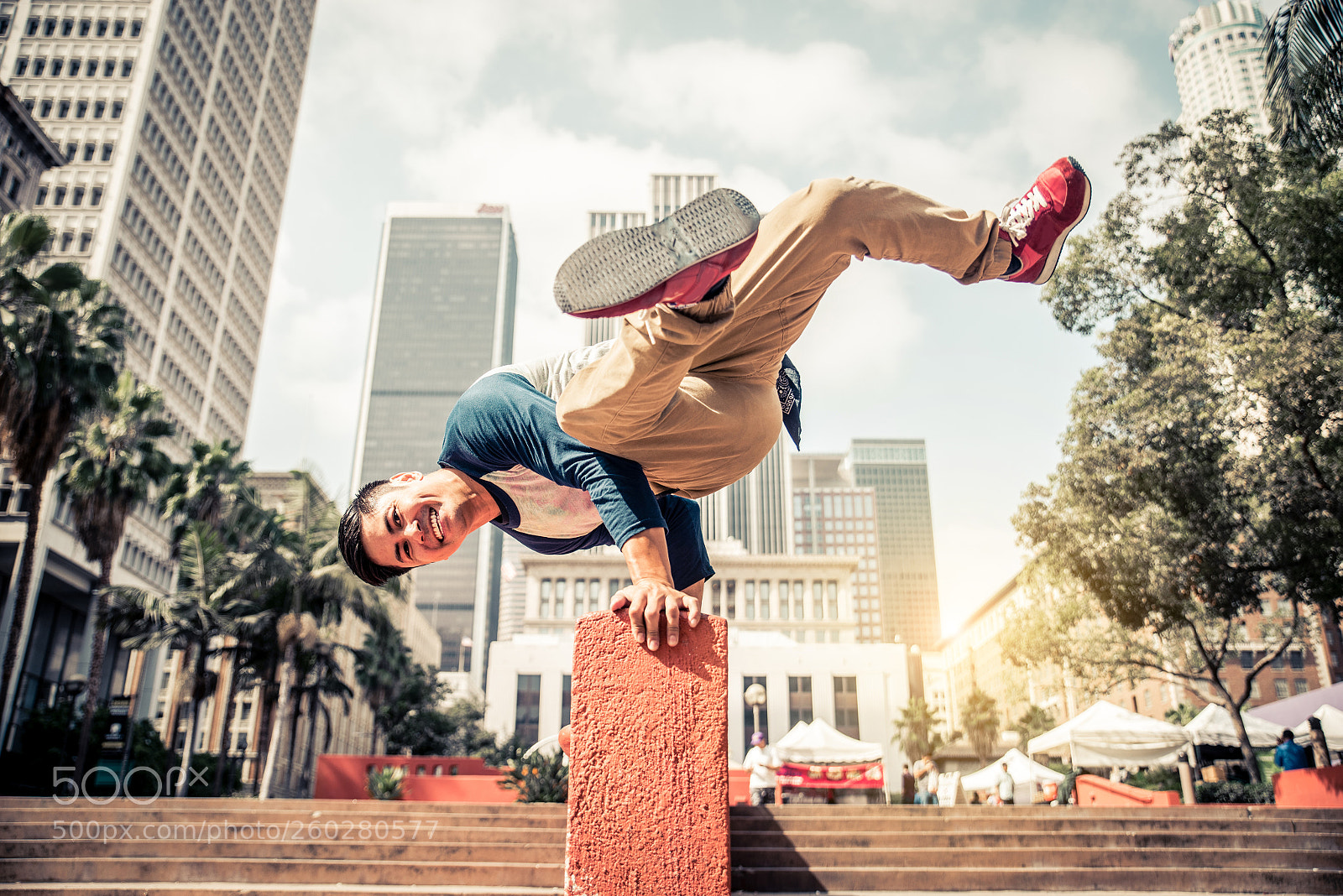 Nikon D610 sample photo. Man doing parkour photography