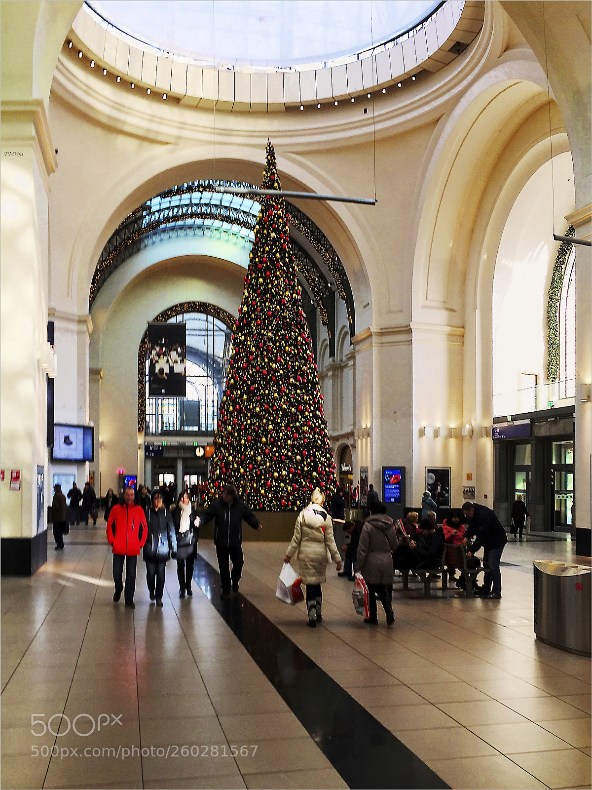 Apple iPhone 6 sample photo. Main station's xmas time photography