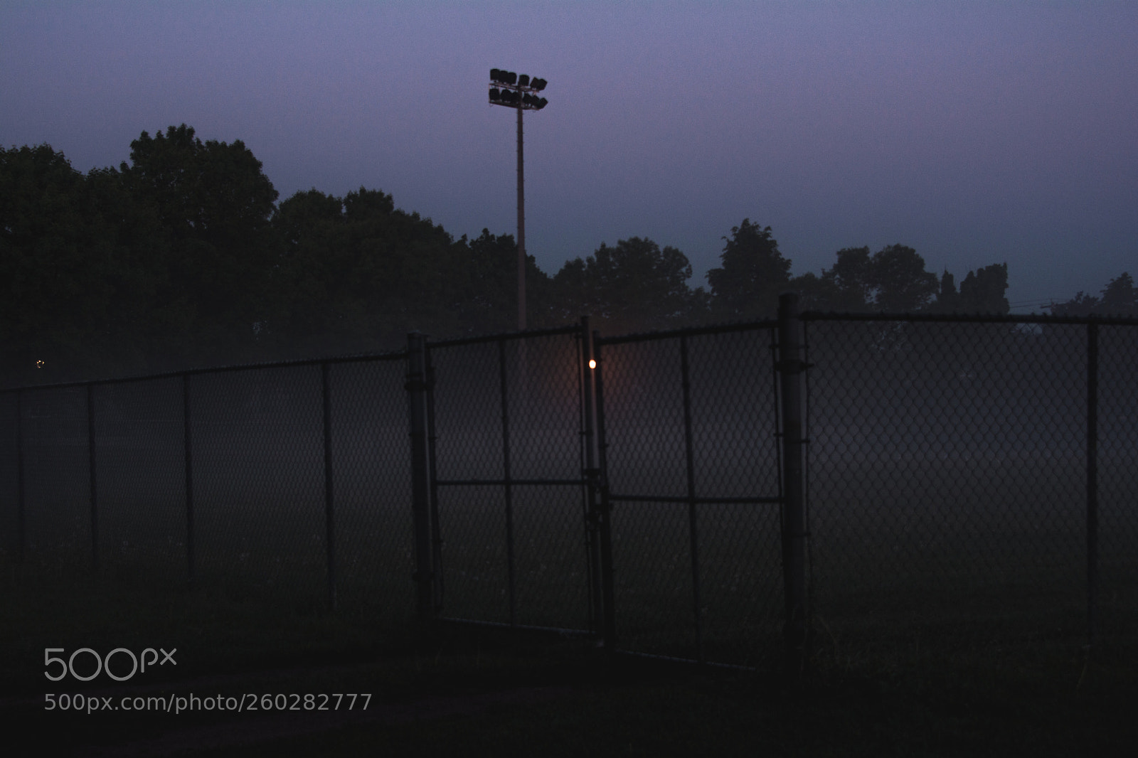 Nikon D7100 sample photo. Baseball field foggy morning photography