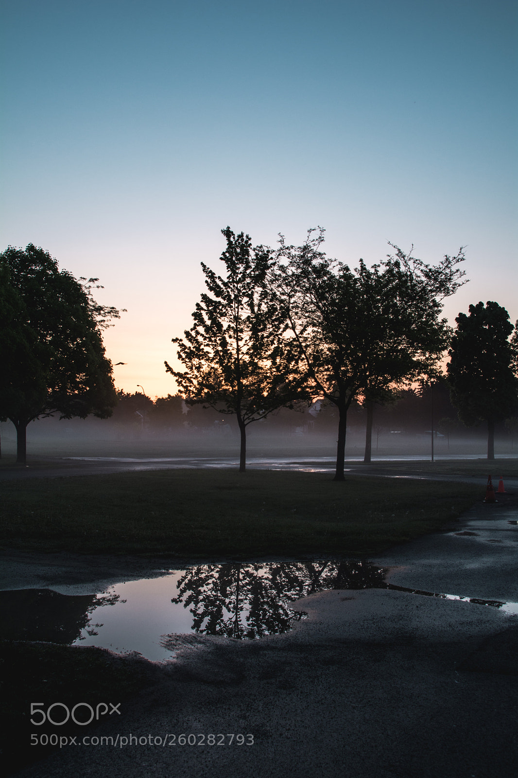 Nikon D7100 sample photo. Baseball field foggy morning photography