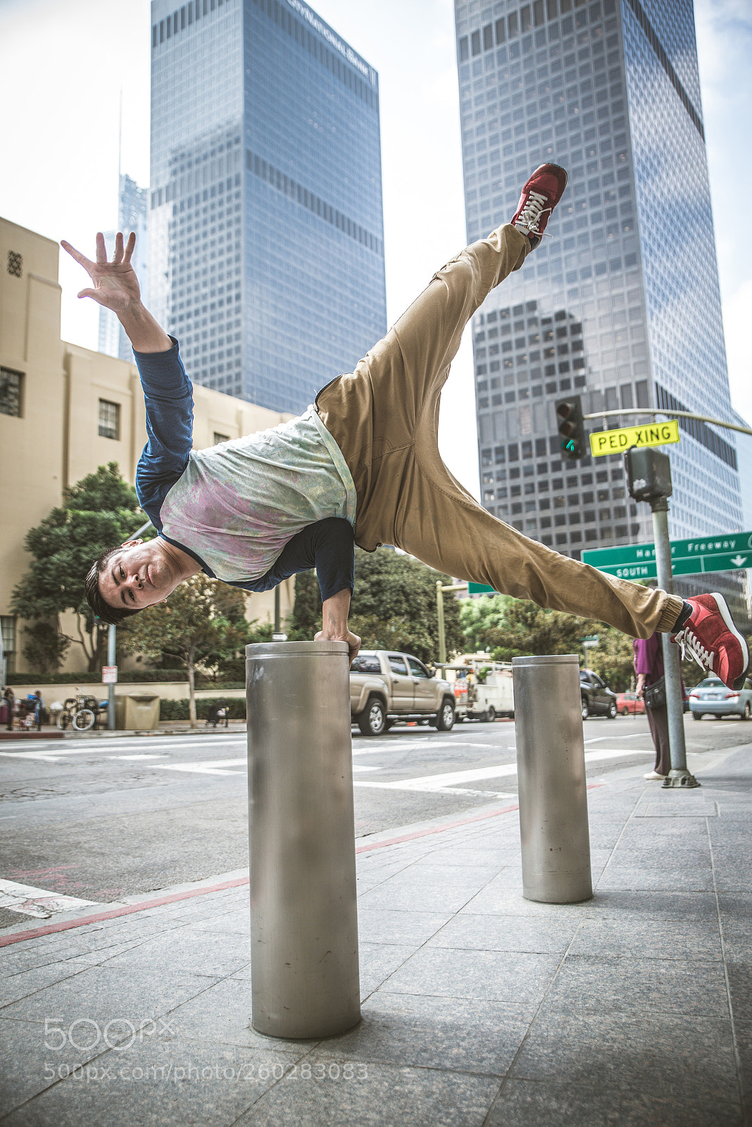 Nikon D610 sample photo. Man doing parkour photography