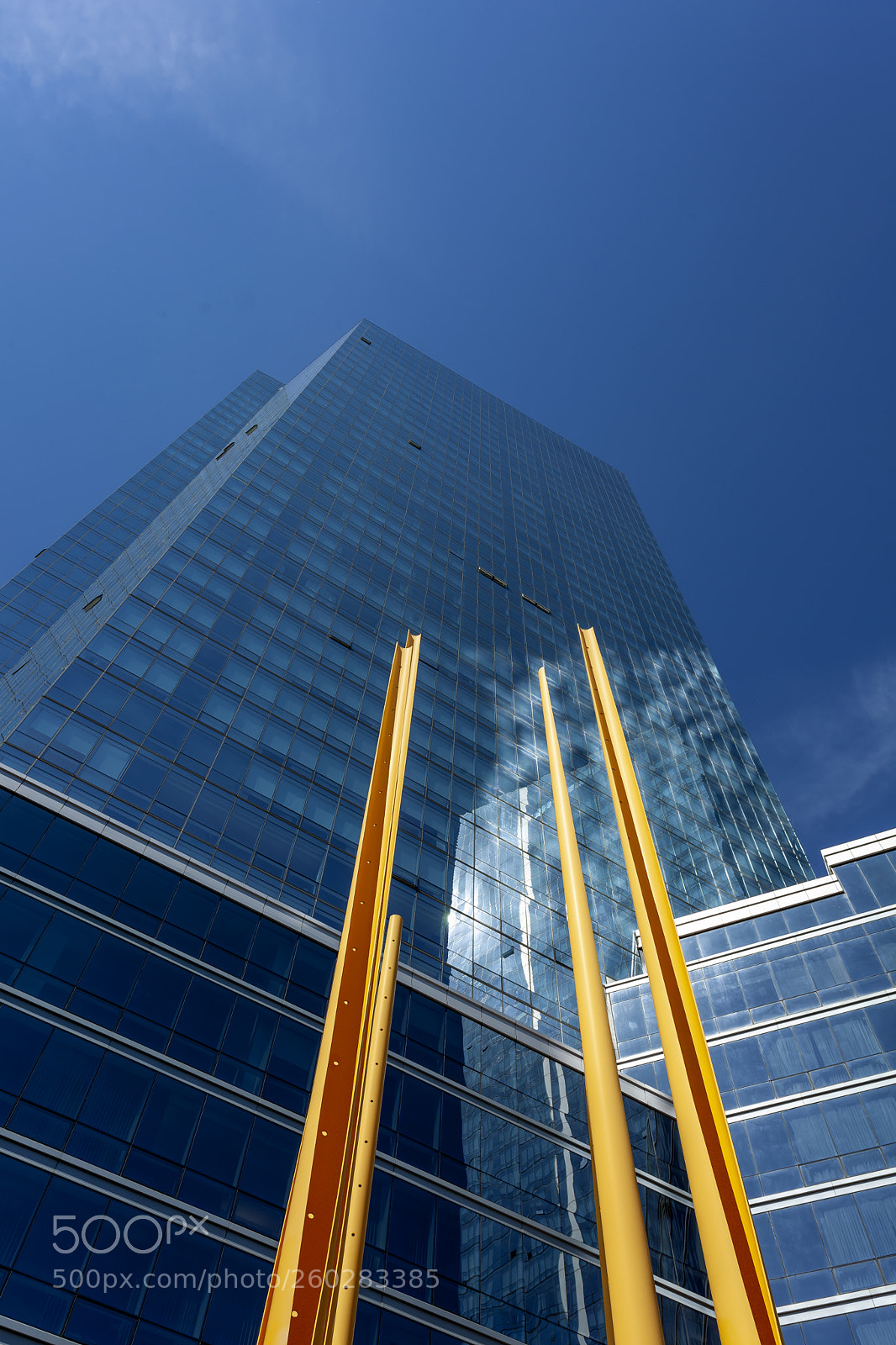 Canon EOS 5D Mark II sample photo. Glass high rise architecture photography