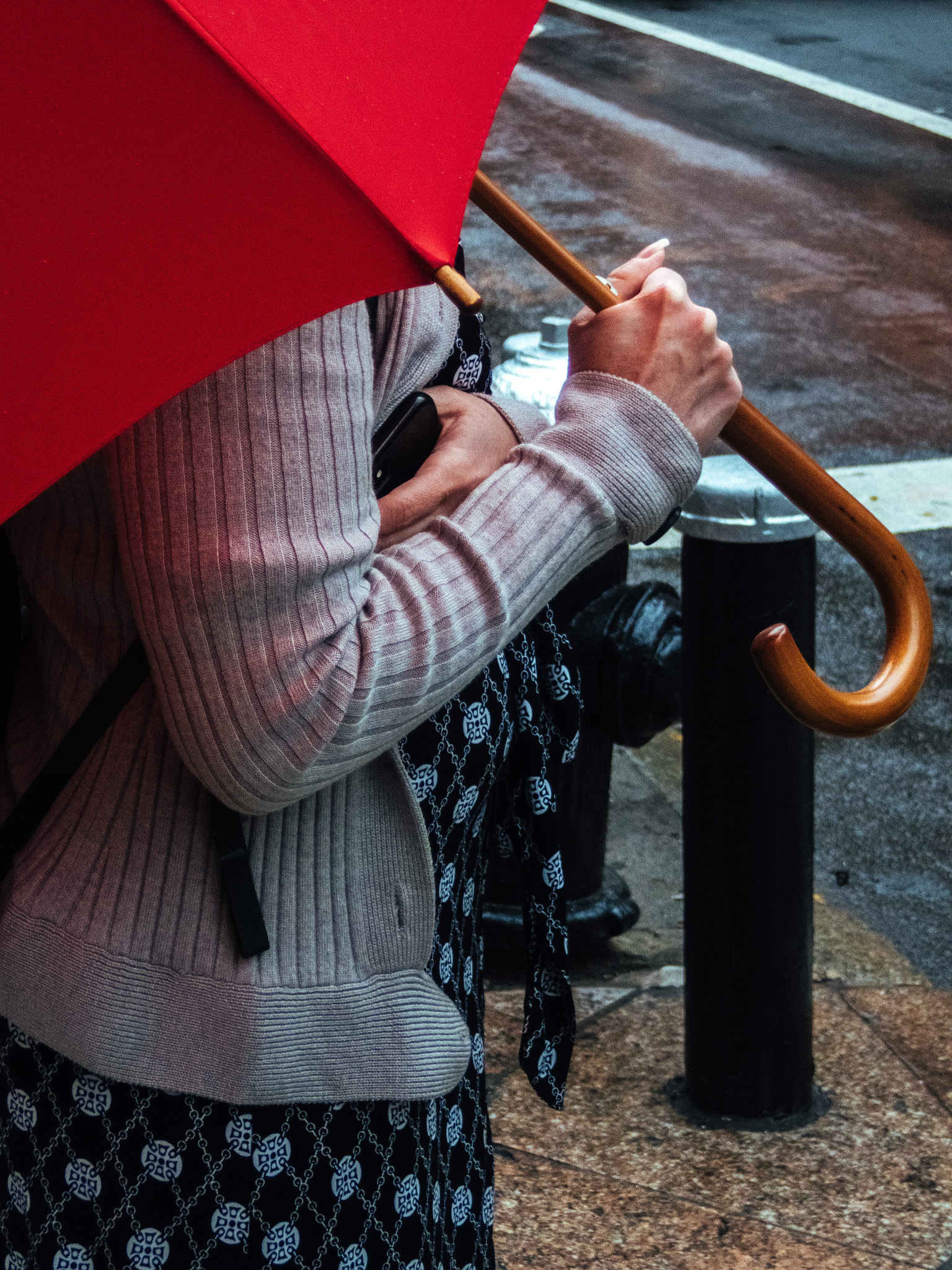 Olympus TG-4 sample photo. Hand gripping umbrella  photography