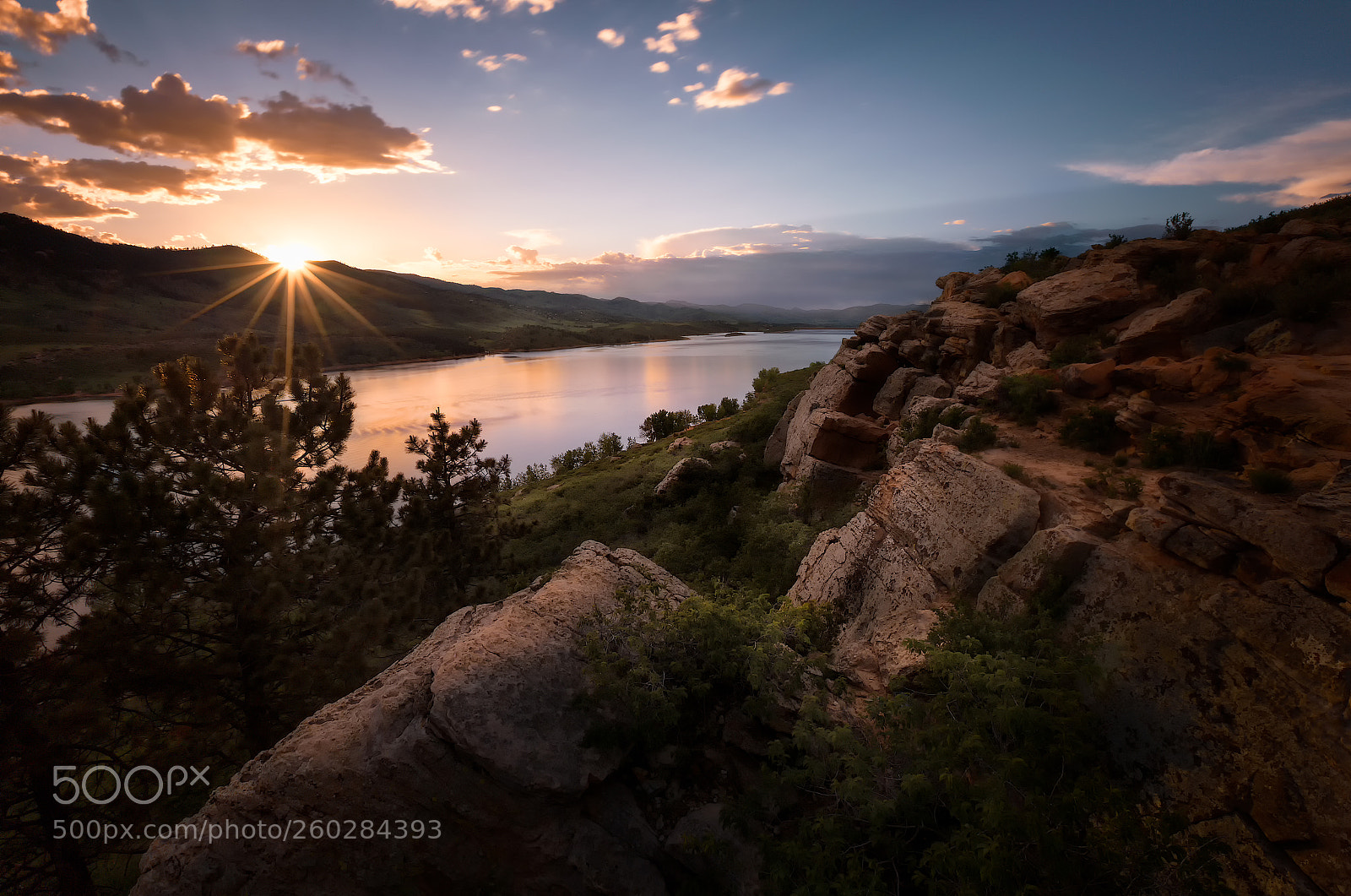 Canon EOS 6D sample photo. Star setting on horsetooth photography