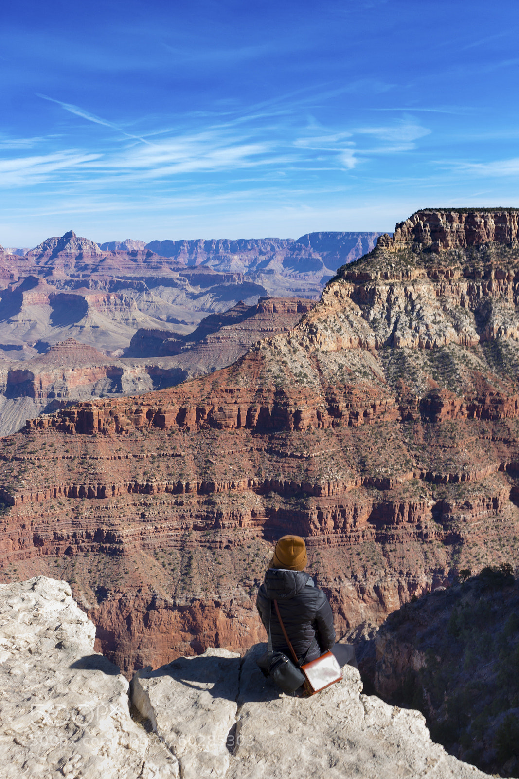 Canon EOS 700D (EOS Rebel T5i / EOS Kiss X7i) sample photo. Woman looking grand canyon photography