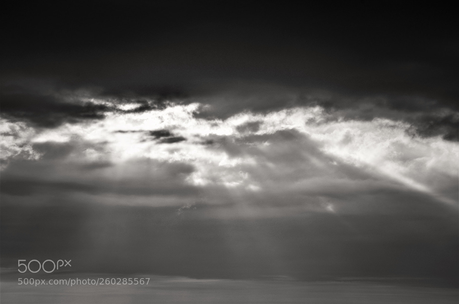 Nikon D5100 sample photo. Vivid bw sky photography