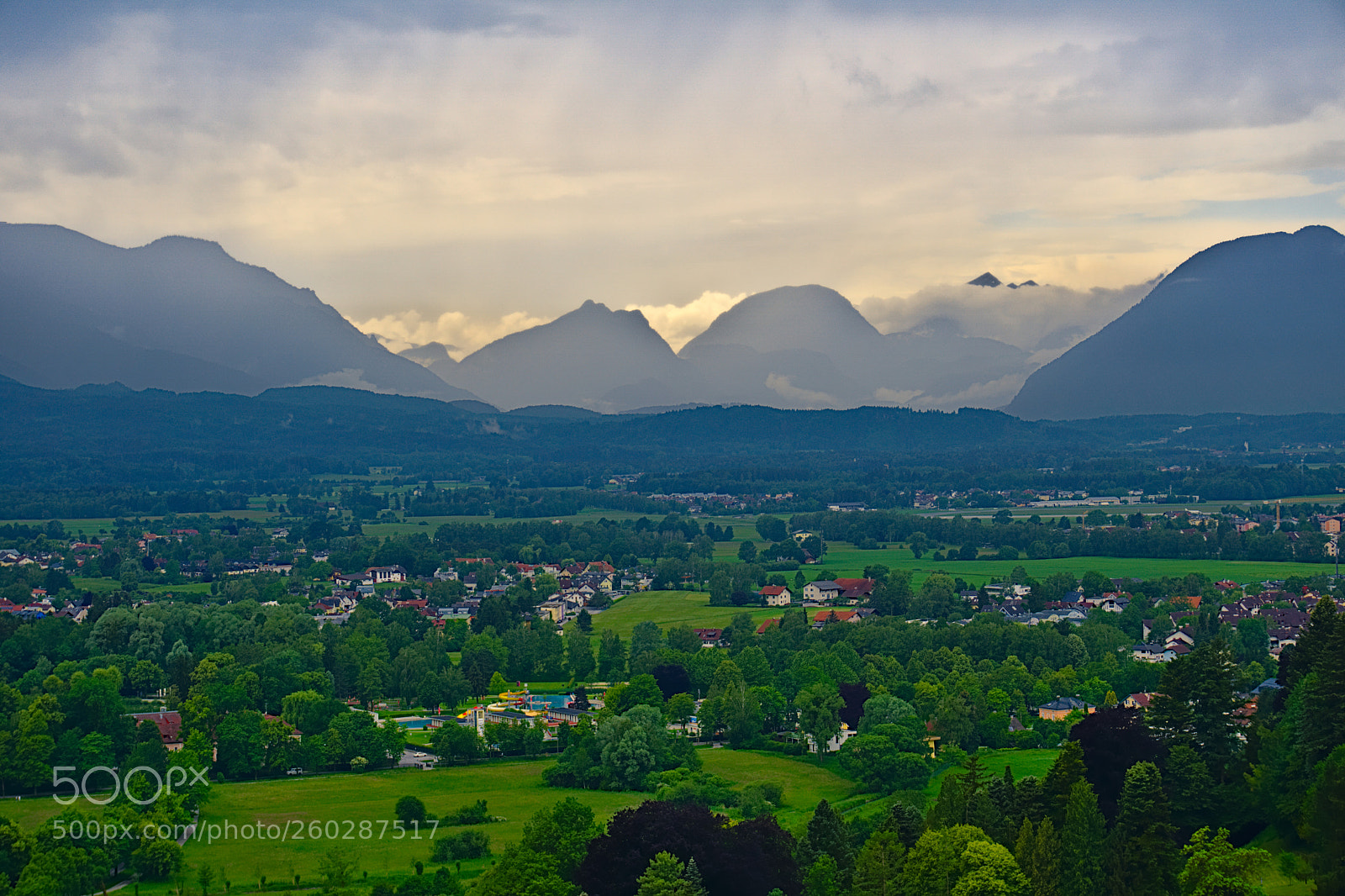 Sony a6000 sample photo. Salzburg sunset photography