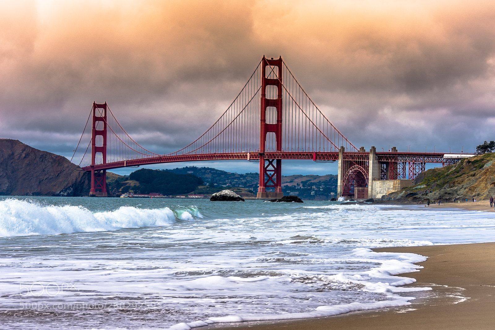Nikon D7200 sample photo. Golden gate bridge beach photography