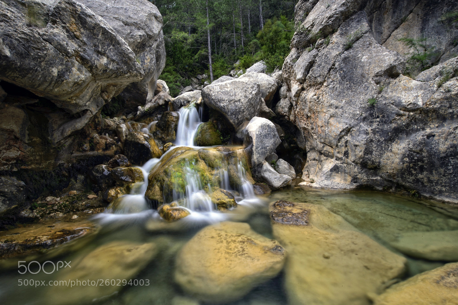Nikon D610 sample photo. Small waterfall photography