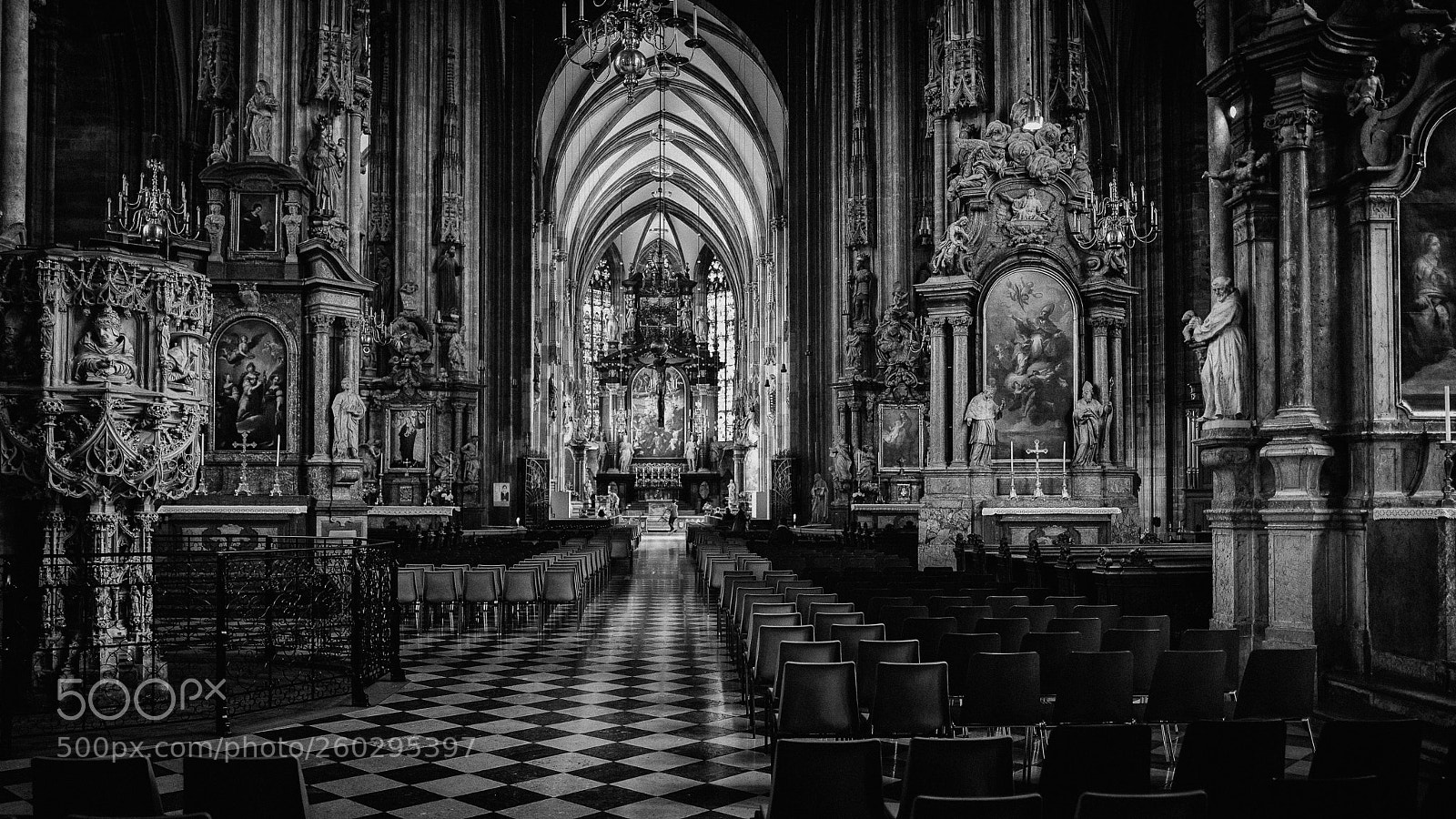 Leica Q (Typ 116) sample photo. Interior catedral san esteban photography