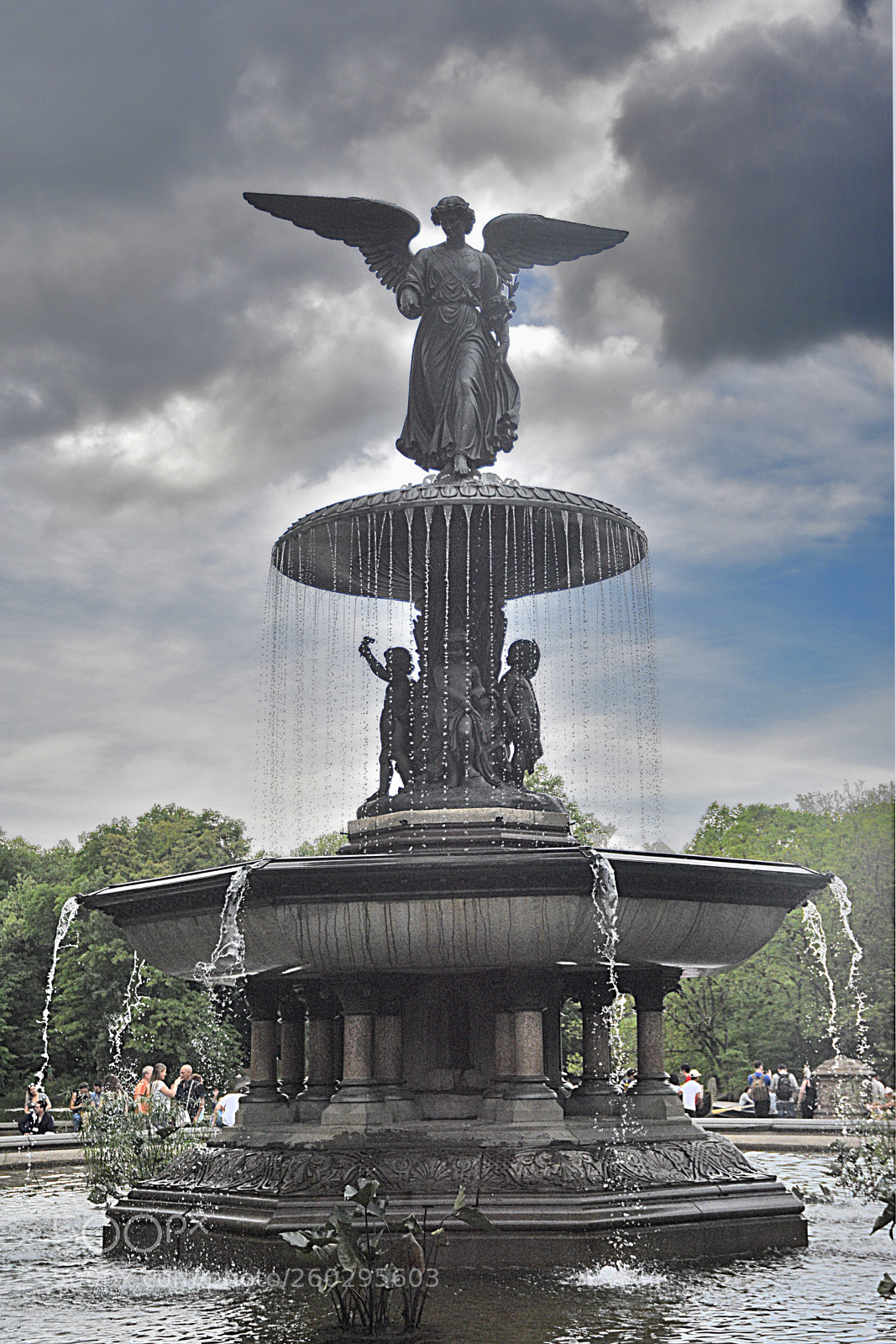 Nikon D3400 sample photo. Bethesda fountain b photography
