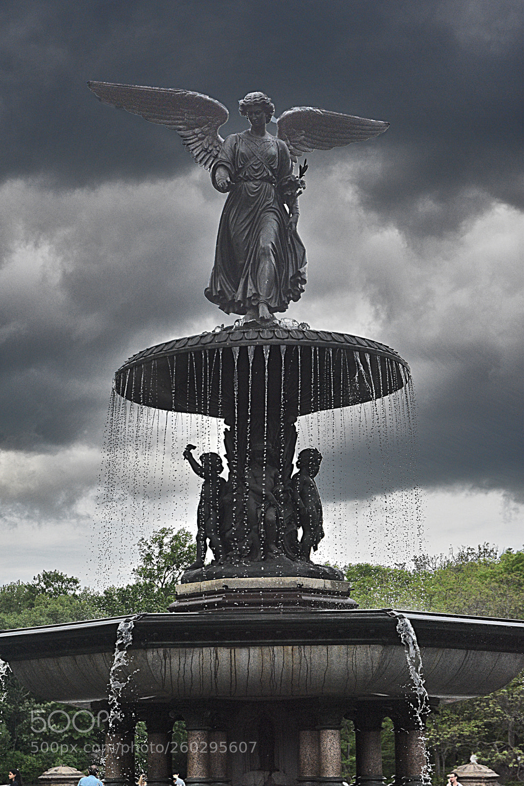 Nikon D3400 sample photo. Bethesda fountain d photography