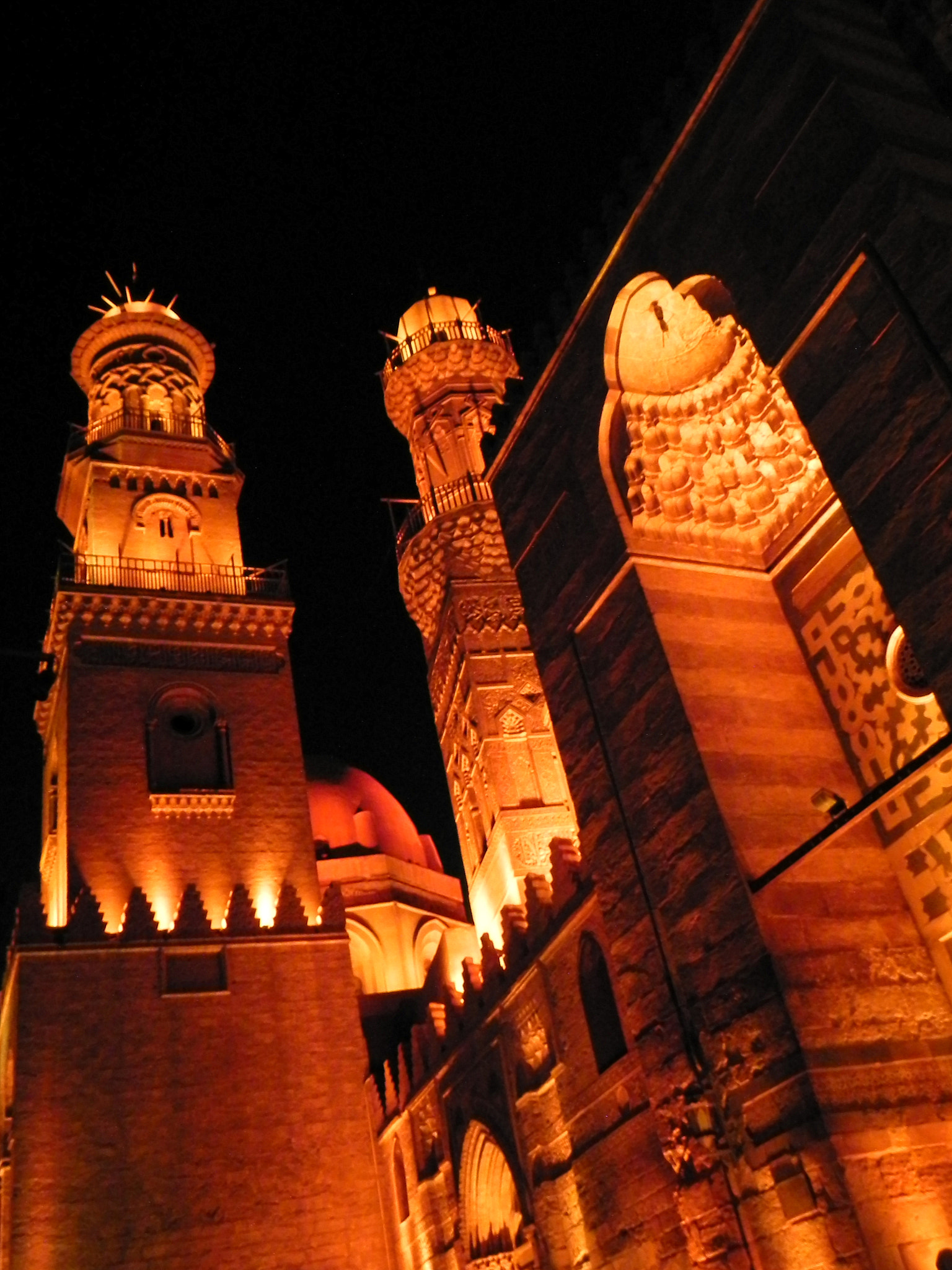 Nikon Coolpix P100 sample photo. Old cairo mosques by night photography