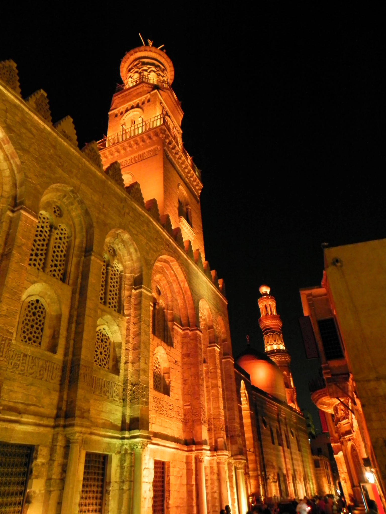 Nikon Coolpix P100 sample photo. Old cairo mosques by night photography