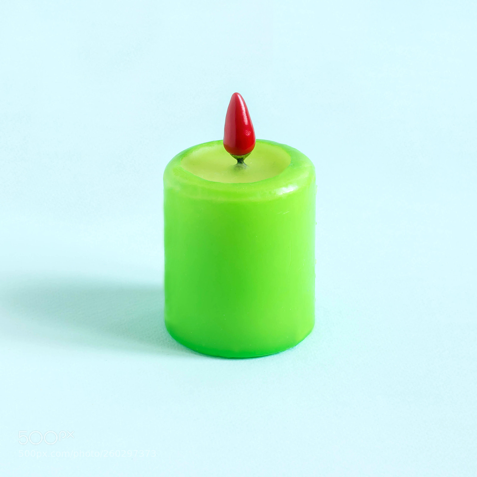 Nikon D3100 sample photo. Creative idea candle with photography