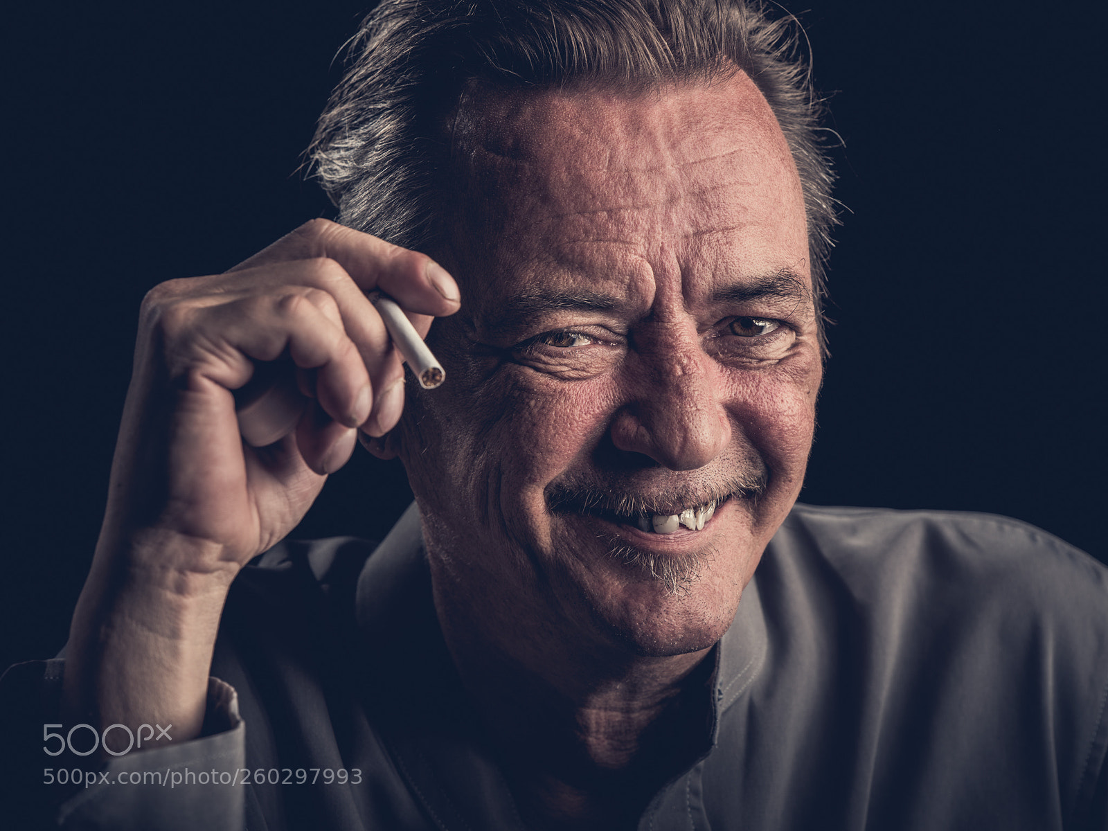 Nikon D810 sample photo. Cigarrette portrait photography