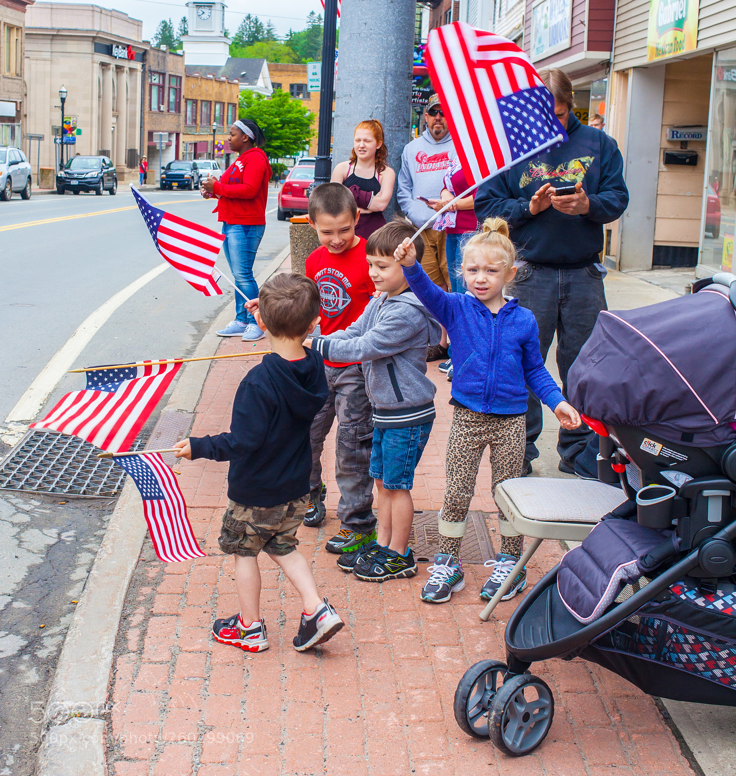 Canon EOS 5D Mark II sample photo. Waving their flags photography