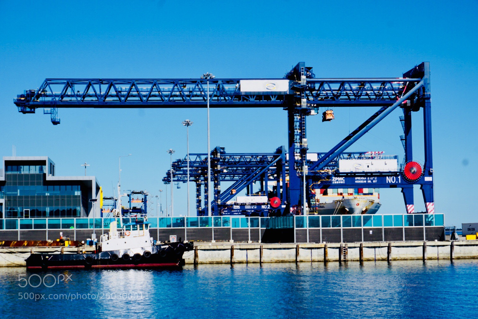 Sony a6000 sample photo. Container dock  photography