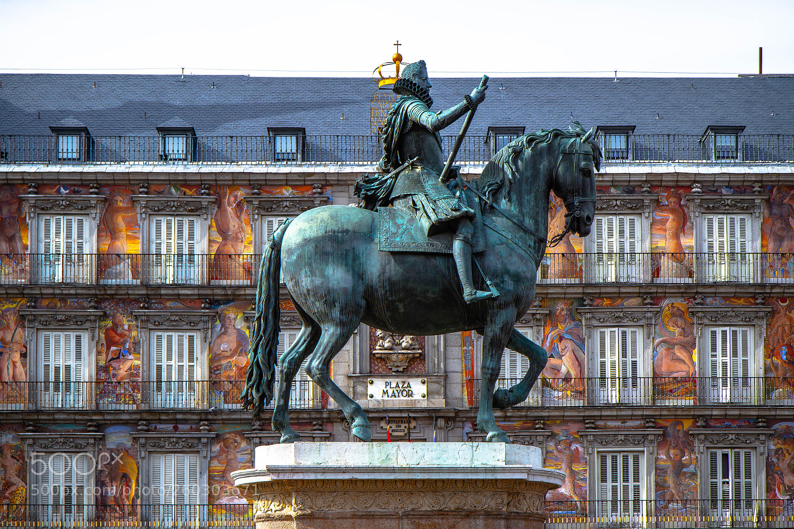 Canon EOS 7D sample photo. Plaza mayor photography