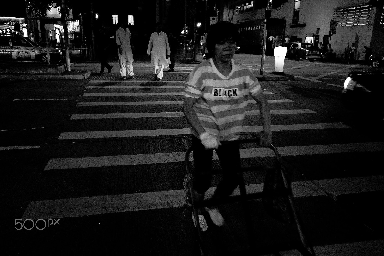 Fujifilm X70 sample photo. Night worker photography