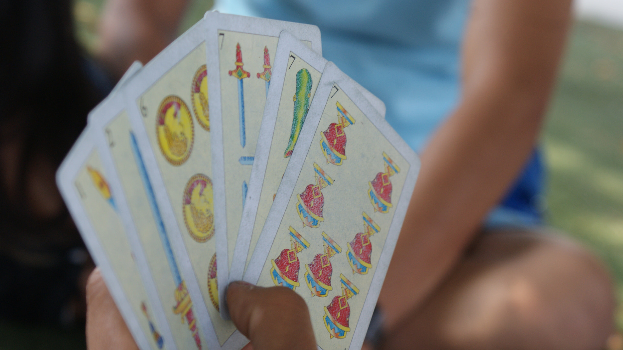 Sony DT 18-70mm F3.5-5.6 sample photo. Card game photography
