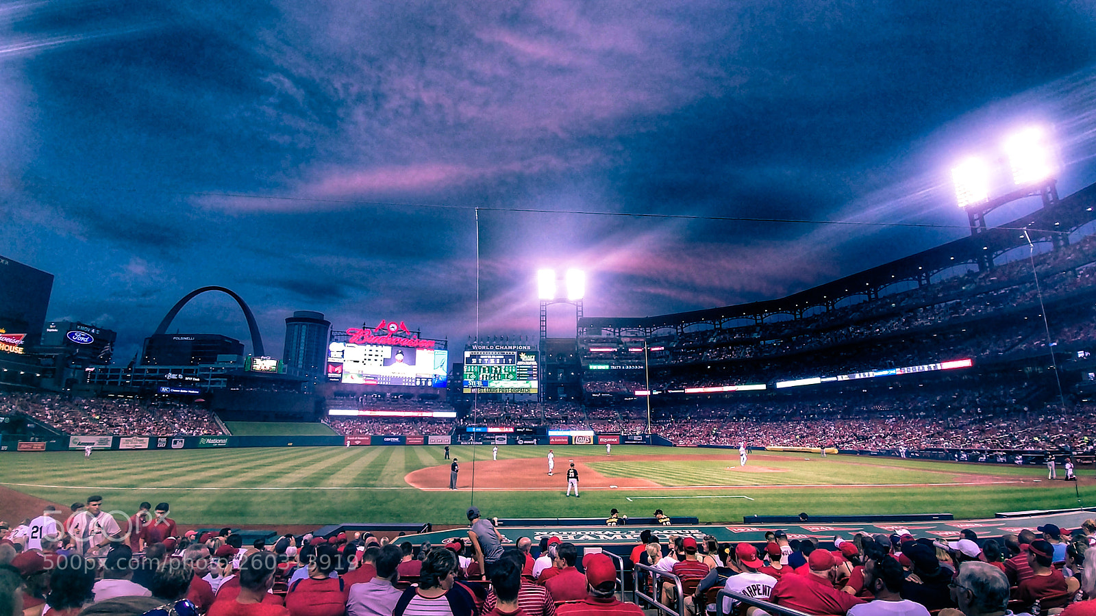 LG G6 sample photo. St louis cardinals baseball photography