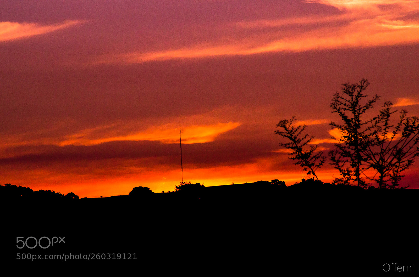 Nikon D5100 sample photo. Sunset in pederneiras-brazil photography