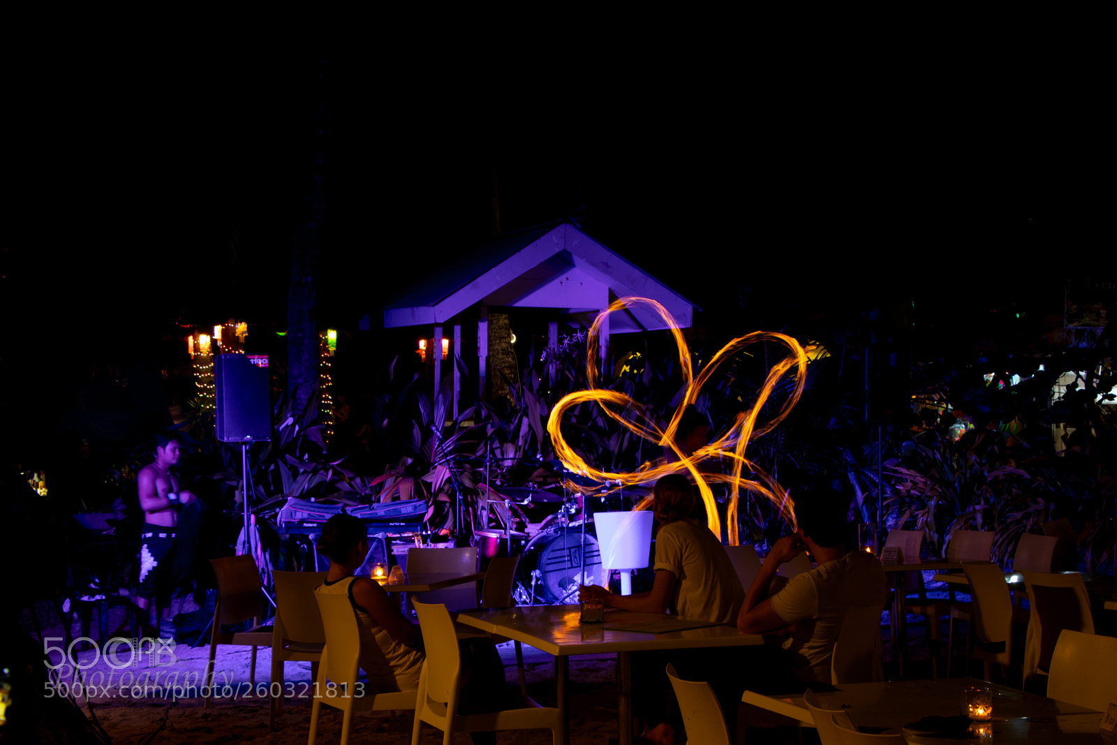 Canon EOS 80D sample photo. Boracay fire dancers photography