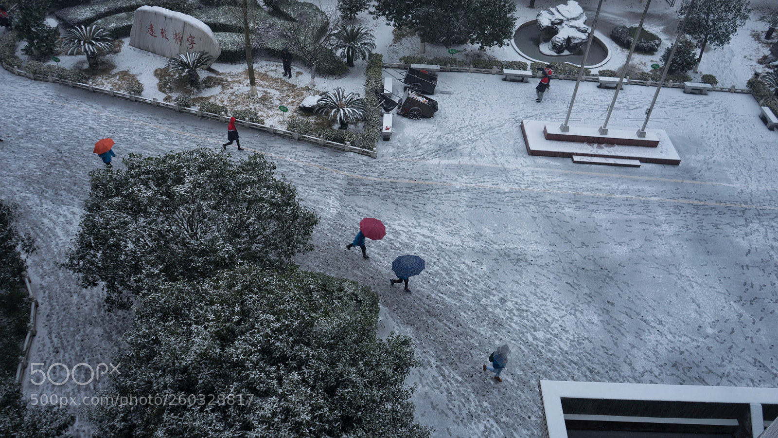 Sony a7 sample photo. Walking in the snow photography