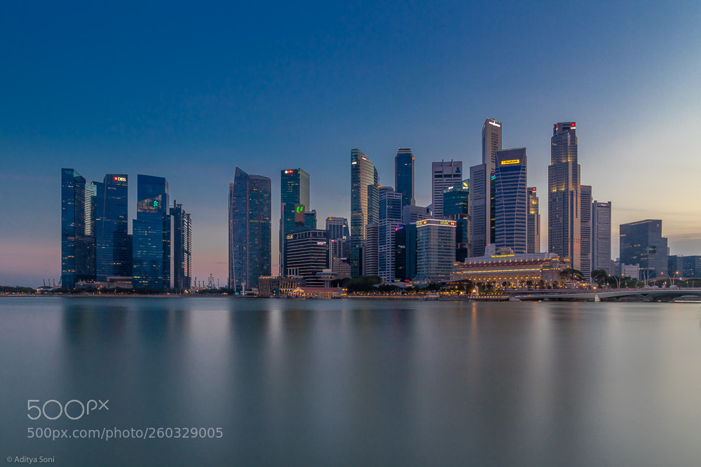 Canon EOS 80D sample photo. Singapore skyline standing tall photography
