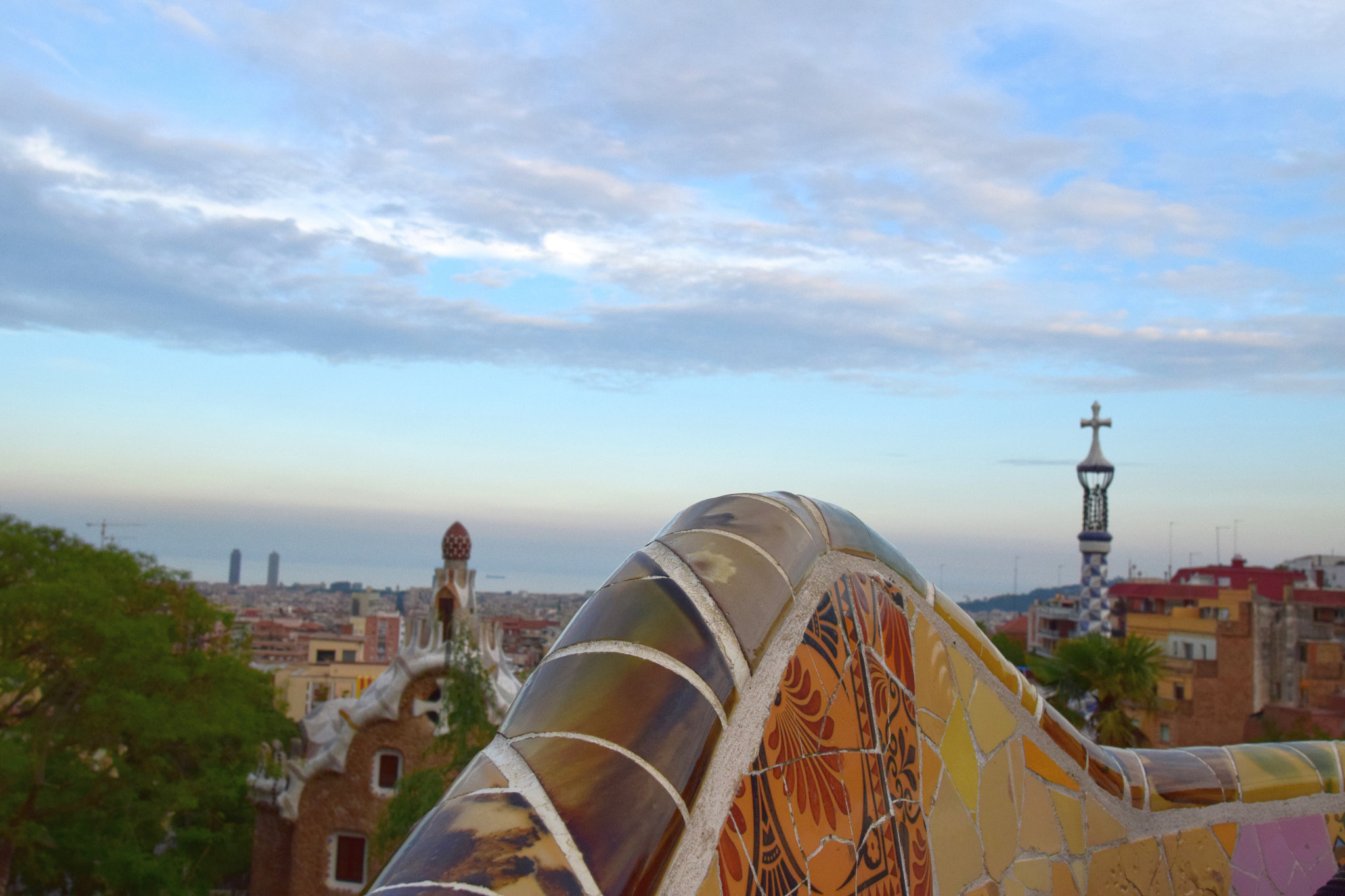 Nikon AF-S Nikkor 20mm F1.8G ED sample photo. Guell park photography