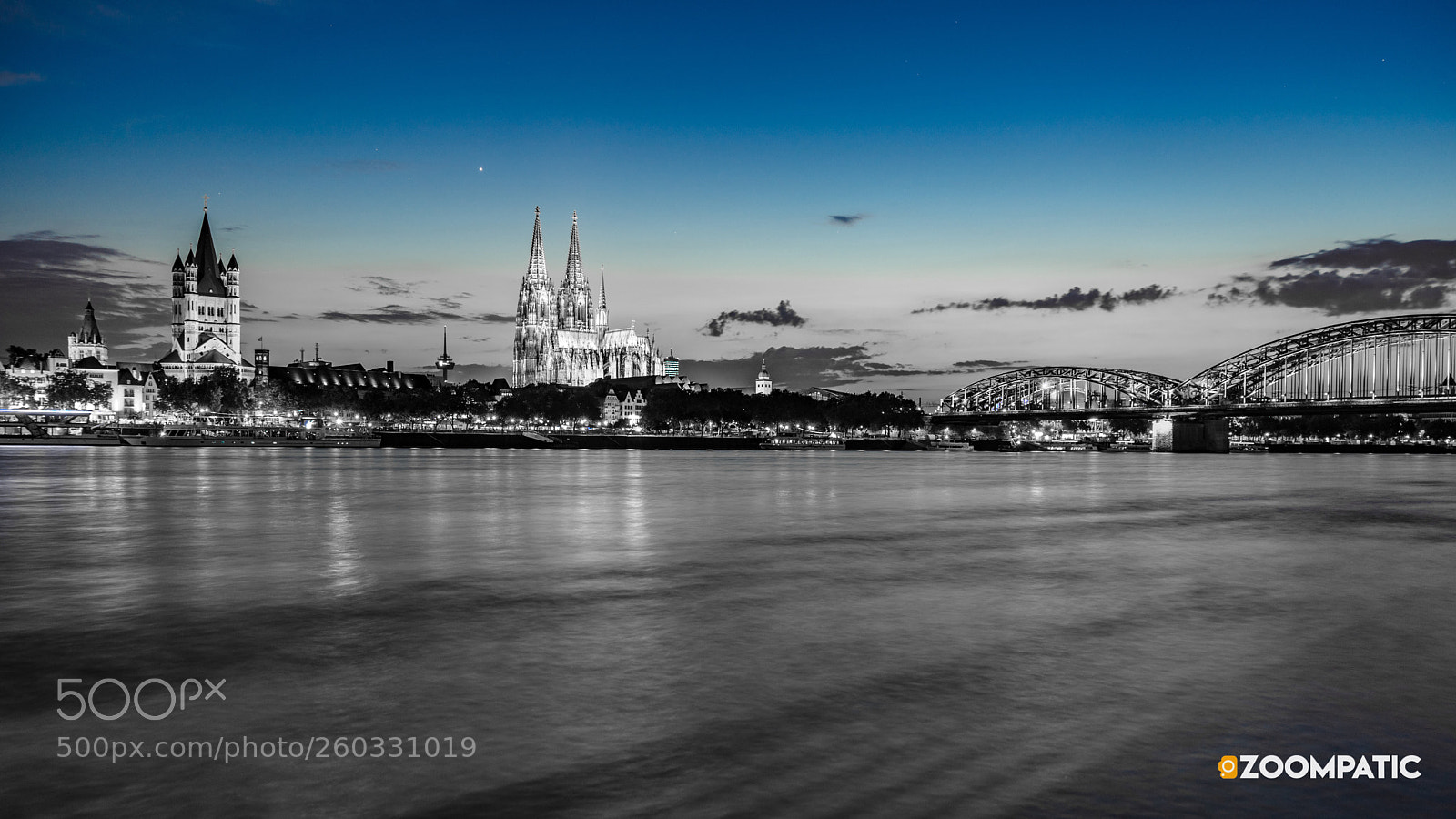 Sony a7 sample photo. Cologne skyline photography