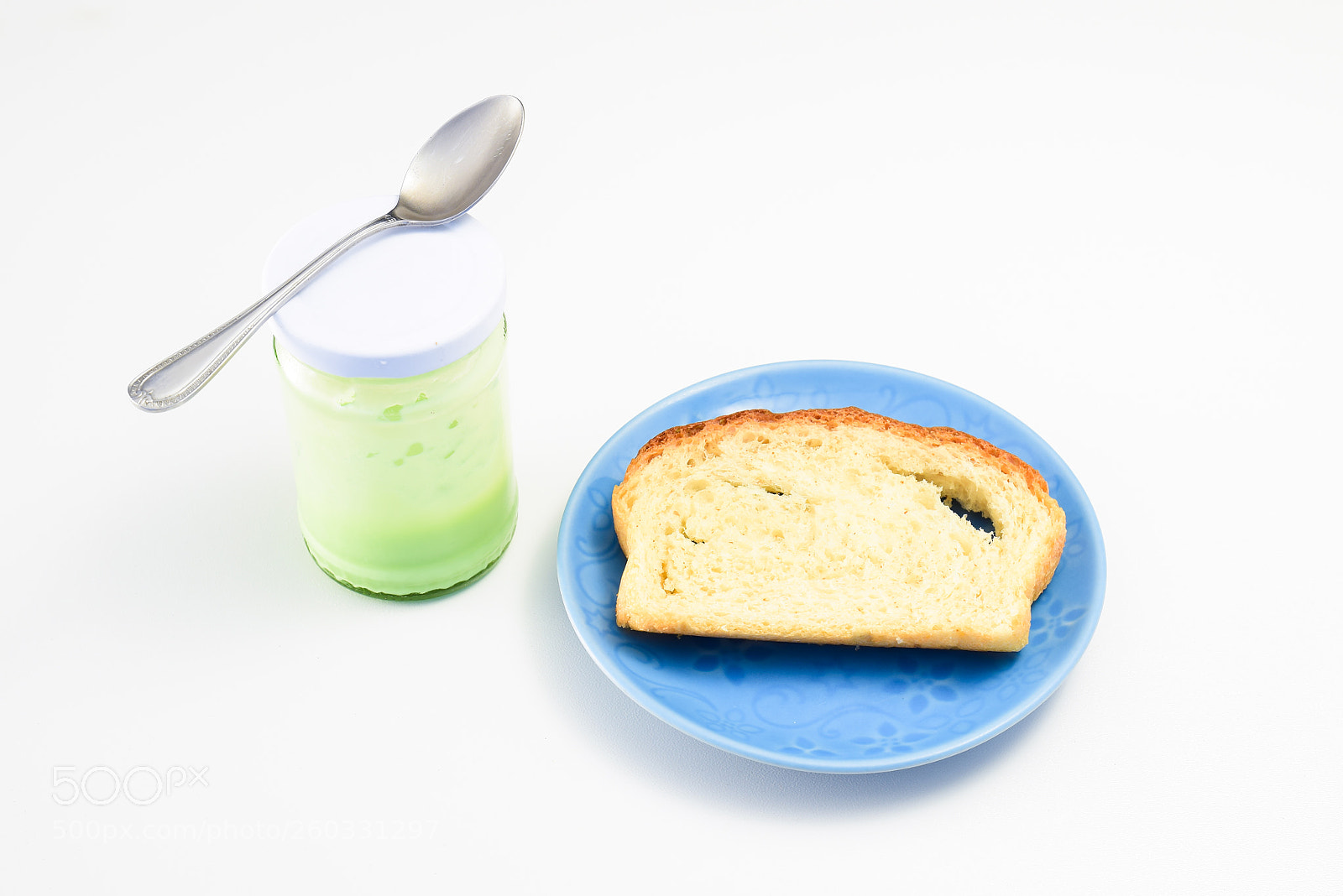 Nikon D5300 sample photo. Bread and pandan custard photography