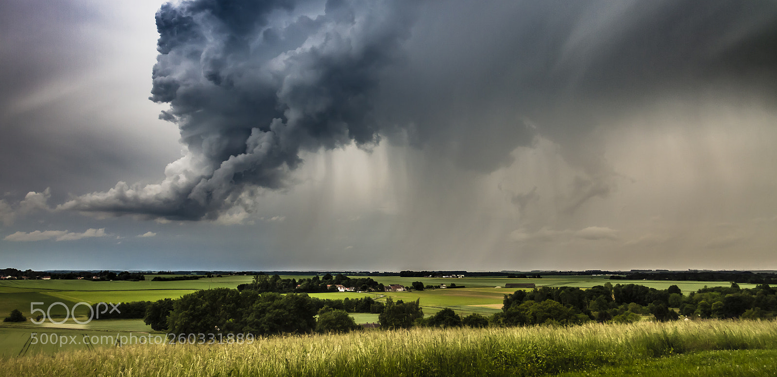 Canon EOS 7D sample photo. Cloud and rain over photography