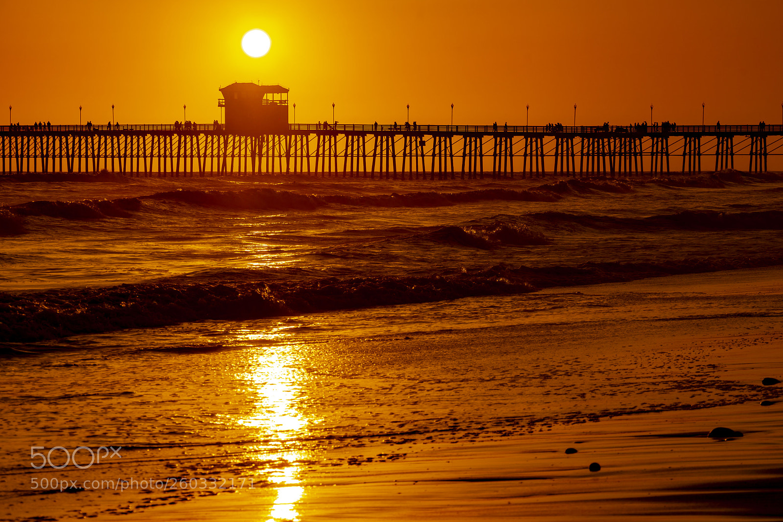Nikon D500 sample photo. Sunset at the pier photography