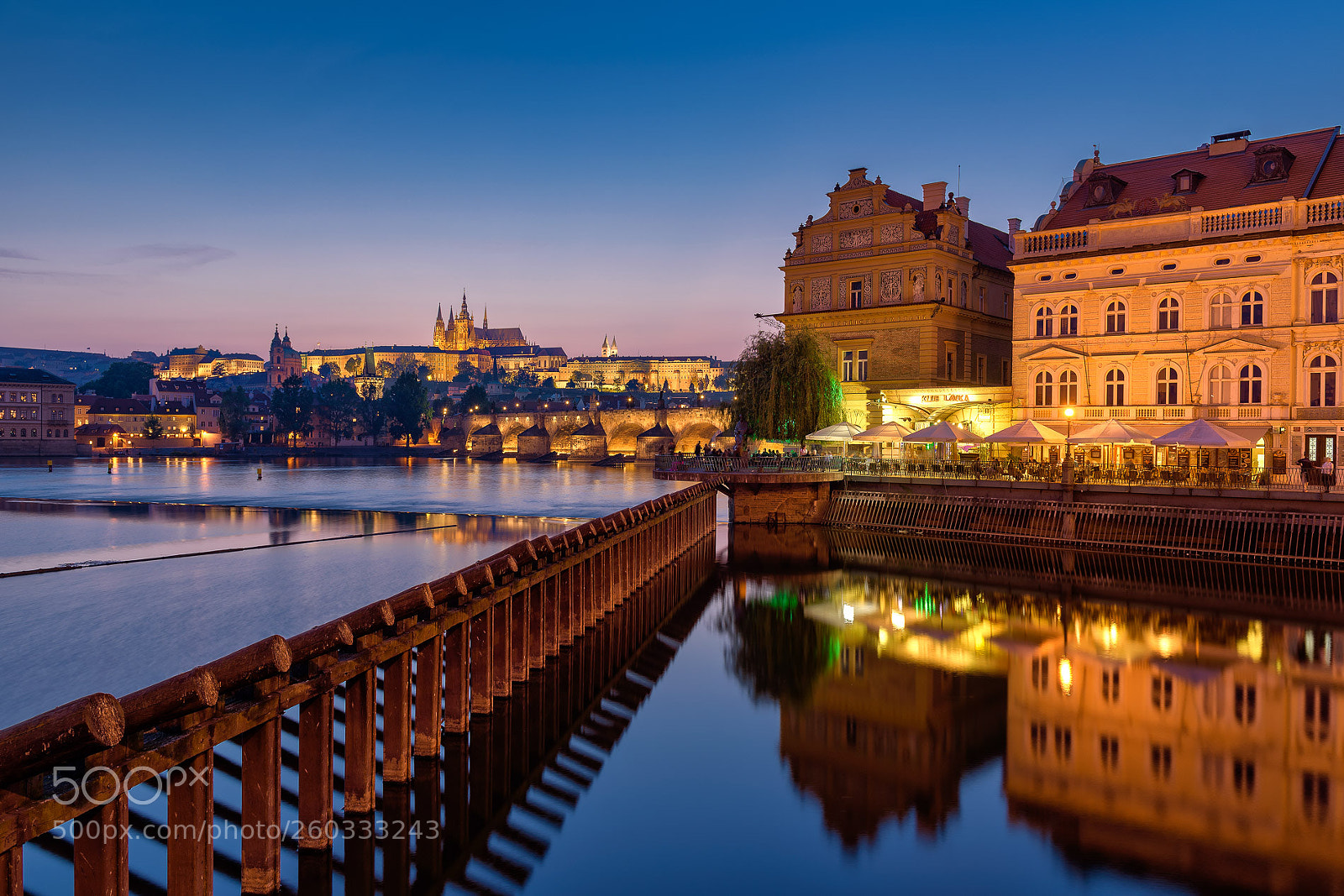 Nikon D750 sample photo. Evening in prague photography