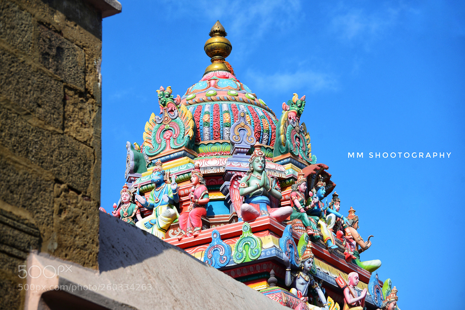 Nikon D610 sample photo. Gopuram-parthasarathy temple photography