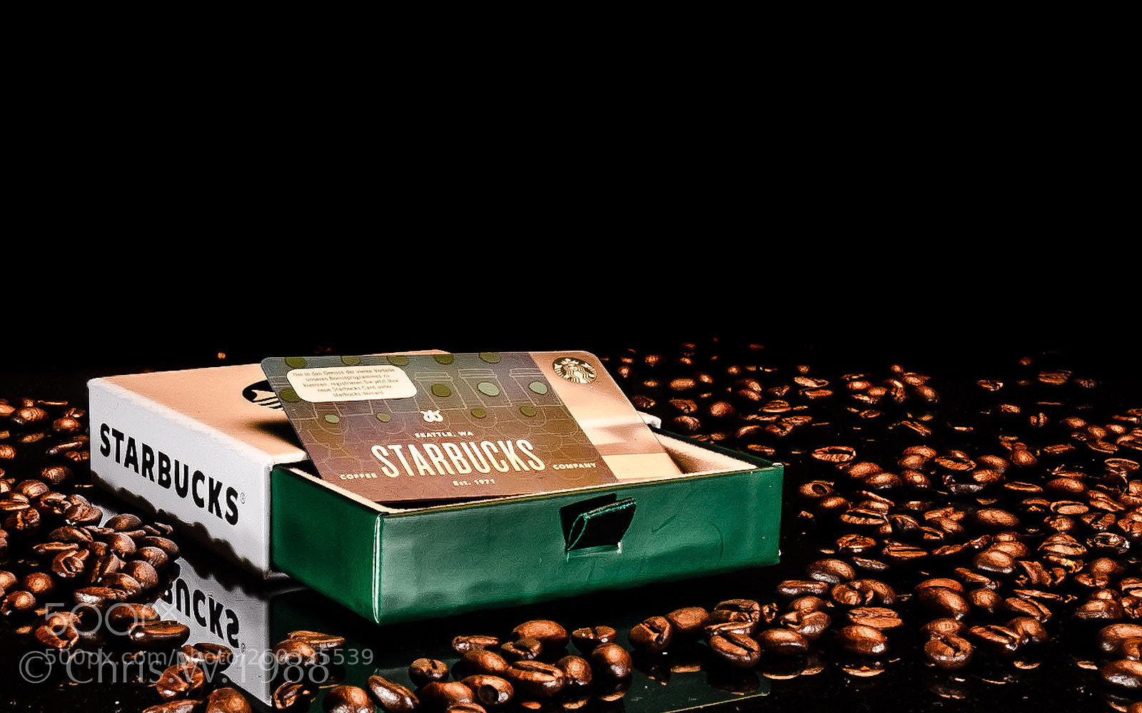 Nikon D5100 sample photo. Starbucks giftcard photography