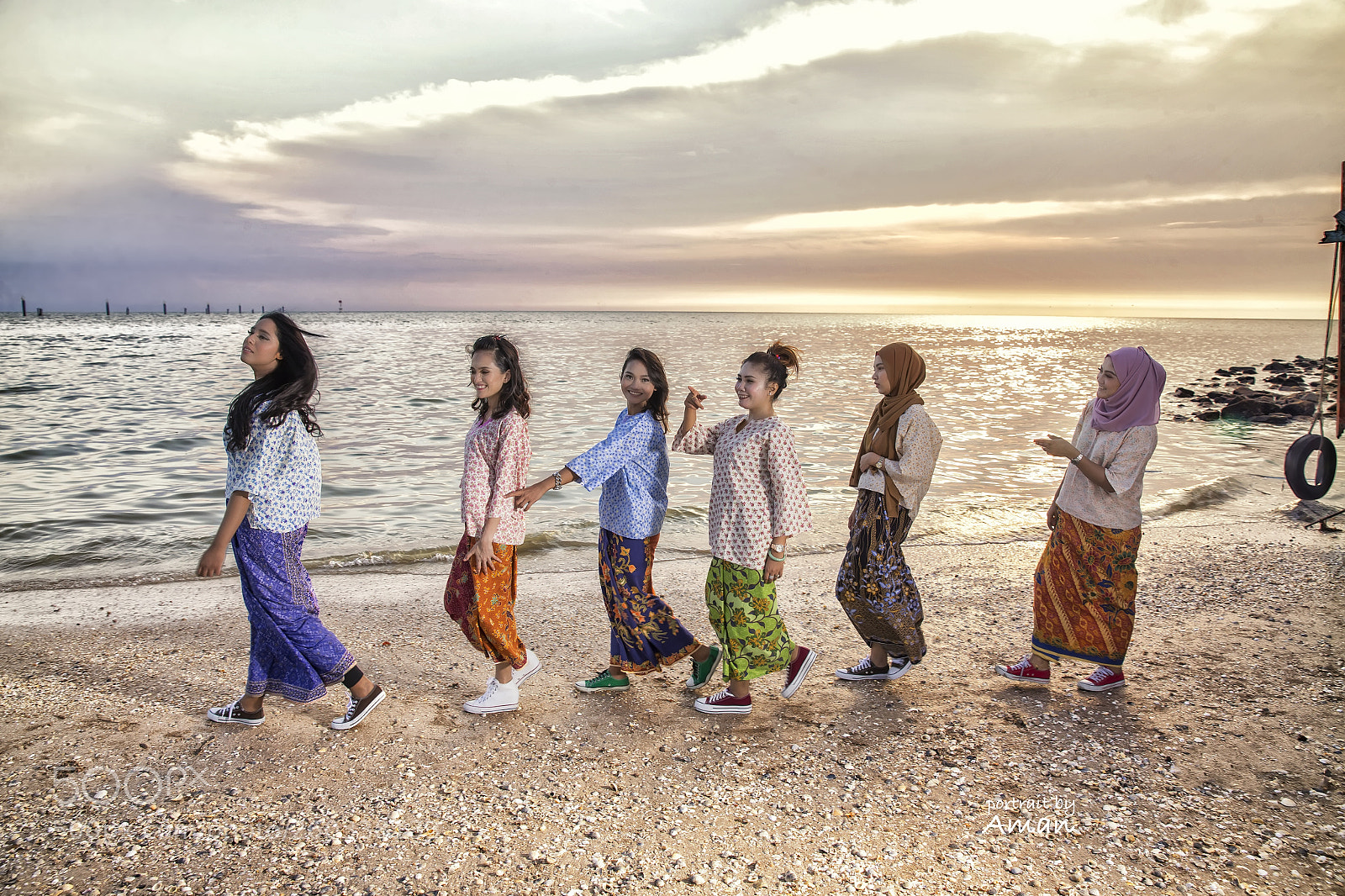 Canon EOS-1D X sample photo. Sunset stroll by the photography