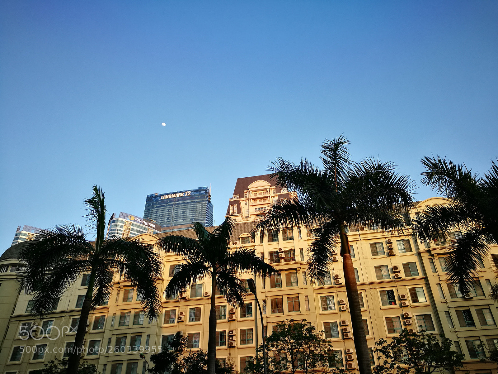 HUAWEI P9 sample photo. Moon over the top photography